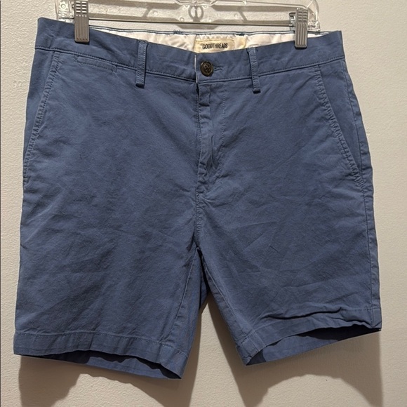Goodthreads 31 waist Men's Blue Oxford Shorts - Picture 5 of 9